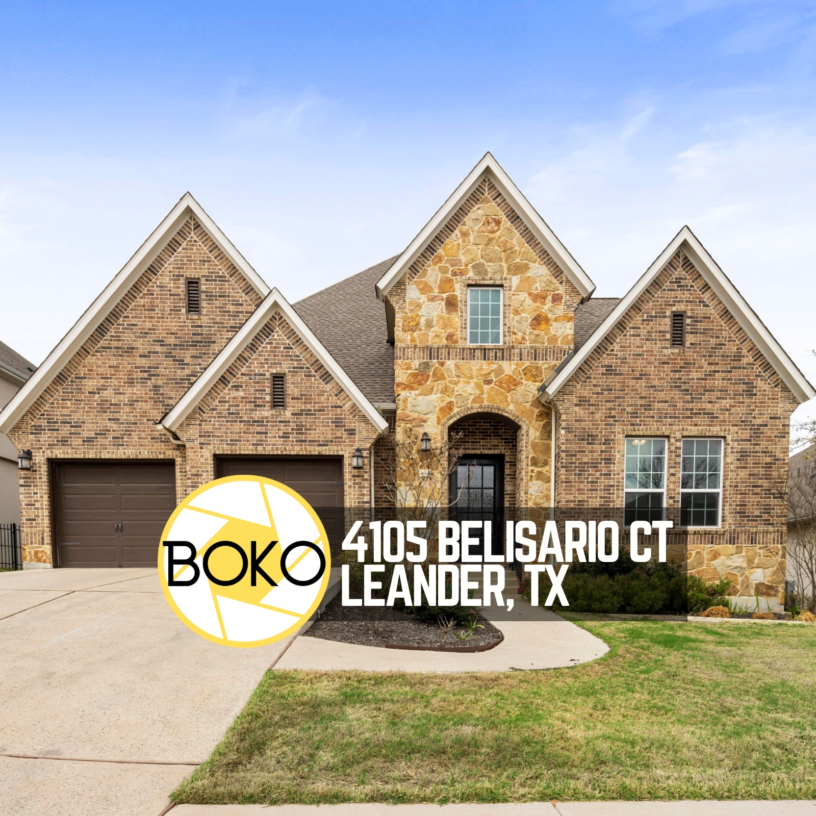 4105 Belisario Ct, Leander, TX Boko Media
