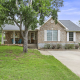 Brick Horseshoe Bay home exterior with front porch